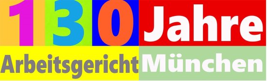 Logo 130 Jahre Arbeitsgericht München